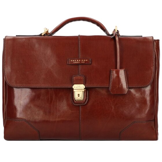 The Bridge Vespucci Aktentasche Leder 40 cm Laptopfach