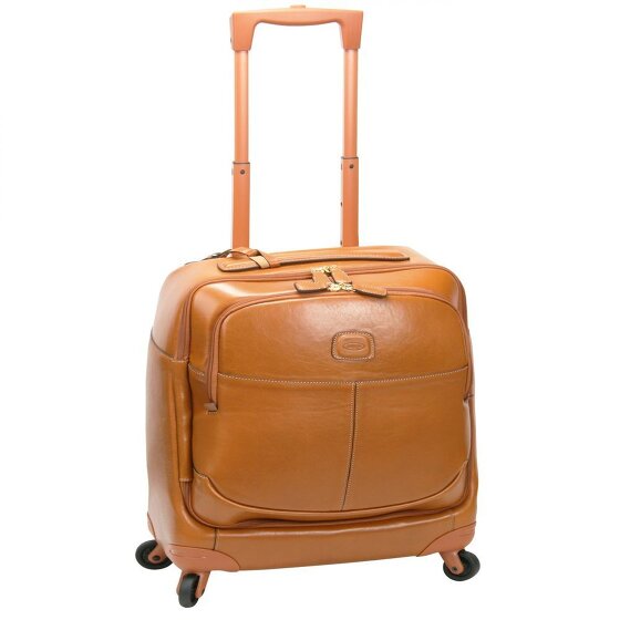 Bric's Life Pelle 4 Rollen Businesstrolley Leder 39 cm