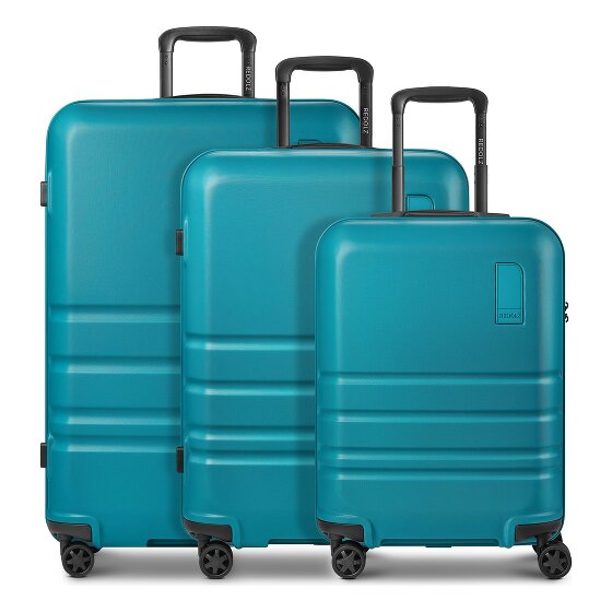 Redolz Pro ABS 4 Rollen Kofferset 3-teilig mit Dehnfalte