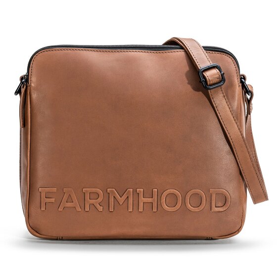 Farmhood Nashville XL Umhängetasche 2 Fächer Leder 29 cm