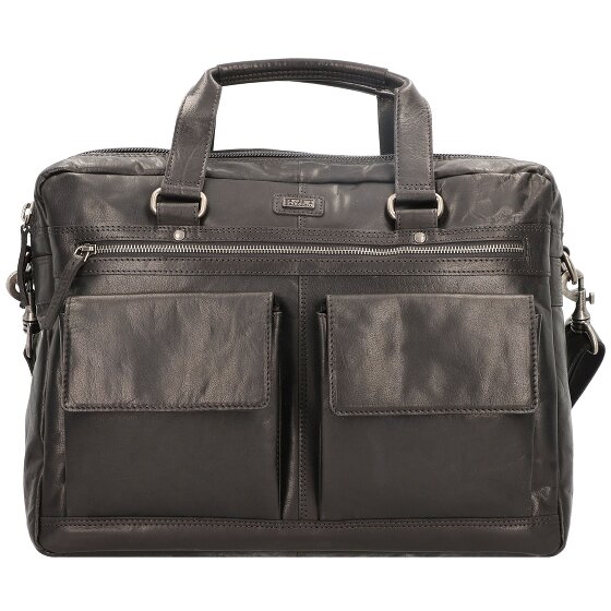 Spikes & Sparrow Aktentasche Leder 41 cm Laptopfach