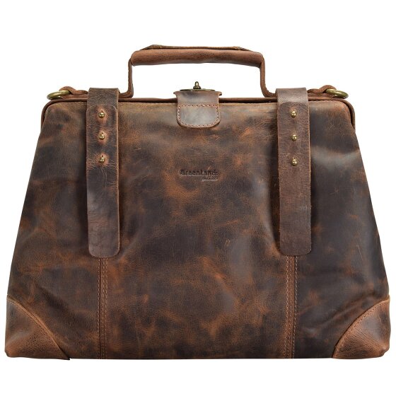 Greenland Nature Classic Bügeltasche Doktorkoffer Leder 37 cm