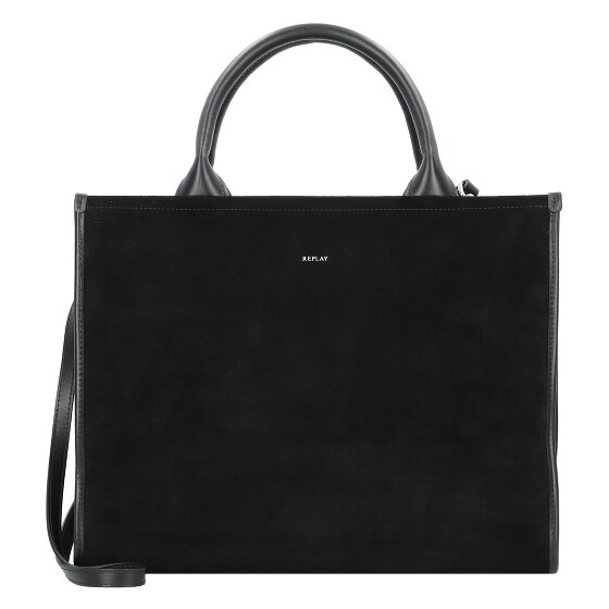 Replay Schultertasche Leder 38 cm