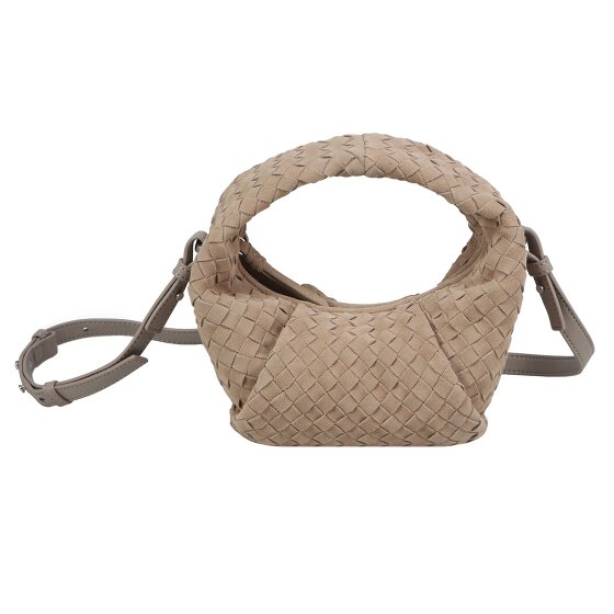 LES VISIONNAIRES Greta mini weave Handtasche Leder 20 cm