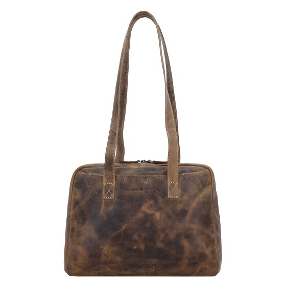 Greenburry Vintage Schultertasche Leder 35 cm