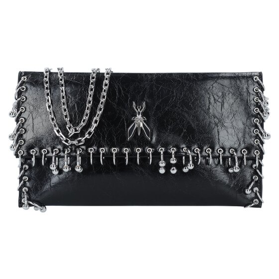 Patrizia Pepe Fly Clutch Tasche Leder 28 cm
