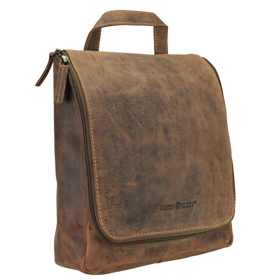 Greenburry Vintage Kulturbeutel Leder 22 cm
