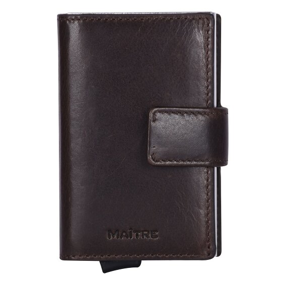 Maître Birkheim C-Two Kreditkartenetui RFID Schutz Leder 6.5 cm