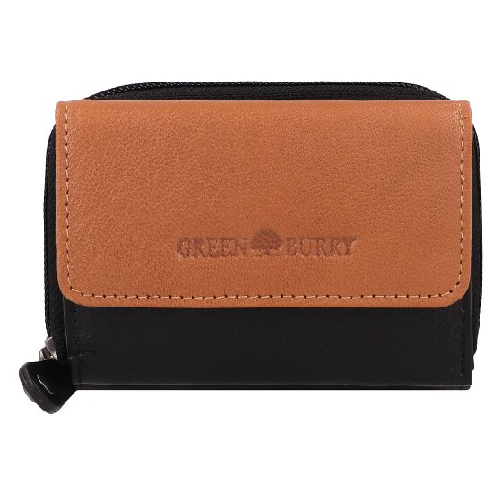 Greenburry Nappa Geldbörse RFID Schutz Leder 11 cm