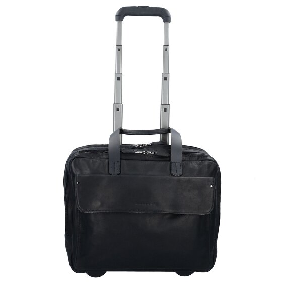 Harold's 2-Rollen Businesstrolley Leder 40 cm Laptopfach Harold's 2-Rollen Businesstrolley Leder 40 cm Laptopfach