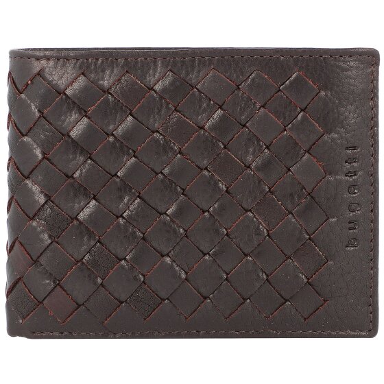bugatti Woven Geldbörse Leder 13 cm