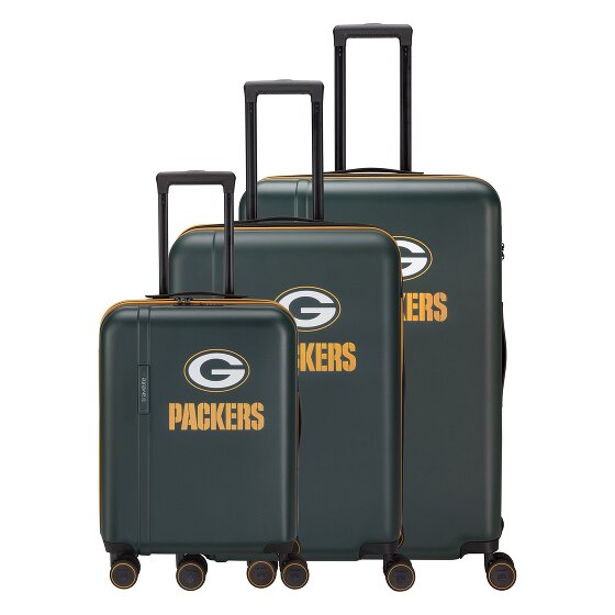 Travelite travelite x NFL 4 Rollen Kofferset 3-teilig mit Dehnfalte