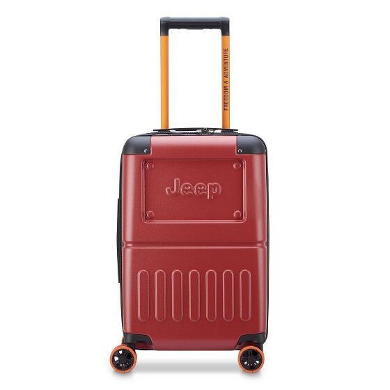 Jeep JH002B 4 Rollen Kabinentrolley XL 55 cm mit Dehnfalte