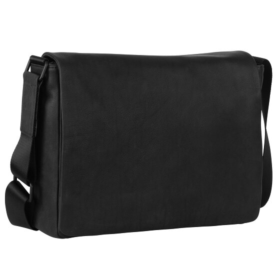 Leonhard Heyden Den Haag Messenger Leder 37 cm Laptopfach