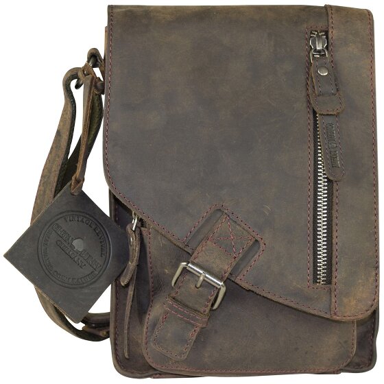Greenburry Vintage Revival Umhängetasche Leder 25 cm