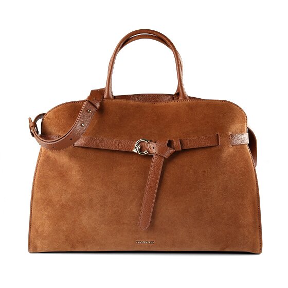 Coccinelle Sabine Suede Handtasche Leder 43 cm