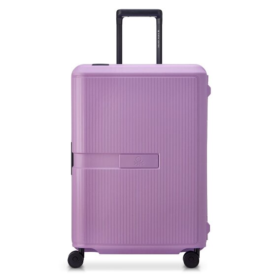 Delsey Paris x United Colors of Benetton Color Block Hardside 4-Rollen Trolley 67 cm