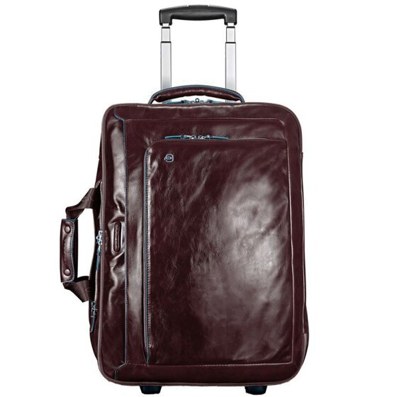 Piquadro Blue Square 2-Rollen Businesstrolley Leder 51 cm Laptopfach