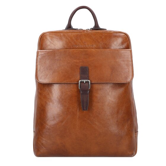 Castelijn & Beerens Rien Rucksack RFID Leder 40 cm Laptopfach