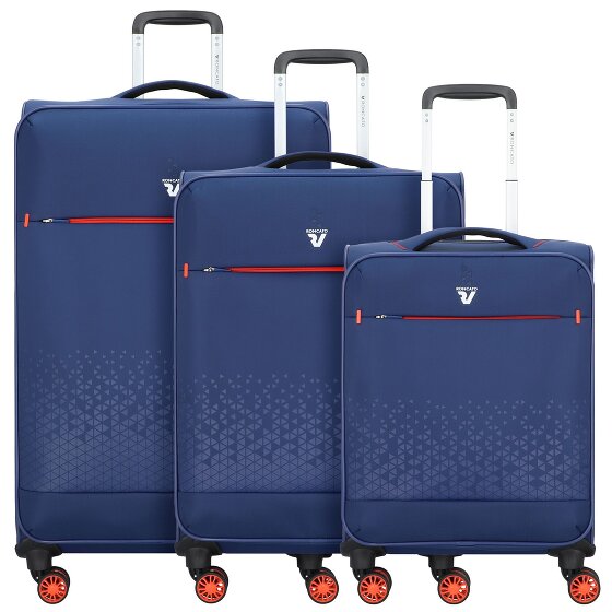 Roncato Crosslite 4 Rollen Kofferset 3-teilig mit Dehnfalte