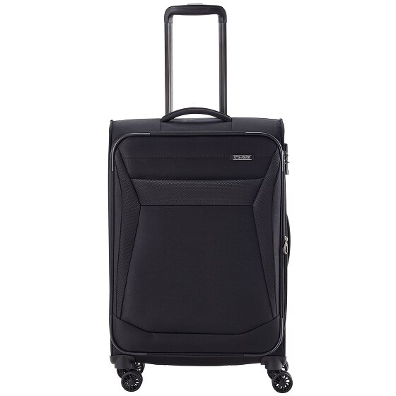 Travelite Chios 4 Rollen Trolley 67 cm mit Dehnfalte