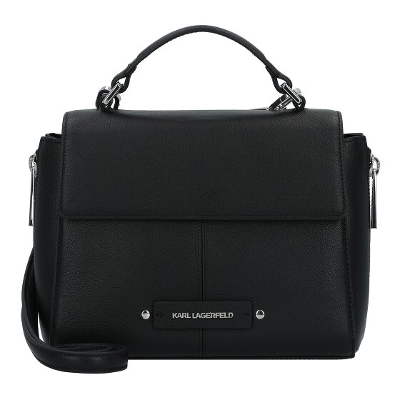 Karl Lagerfeld Behind the Seams Handtasche Leder 24 cm mit Dehnfalte