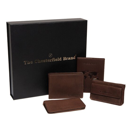 The Chesterfield Brand Geldbörse Geschenkset 4-teilig  Leder 12 cm