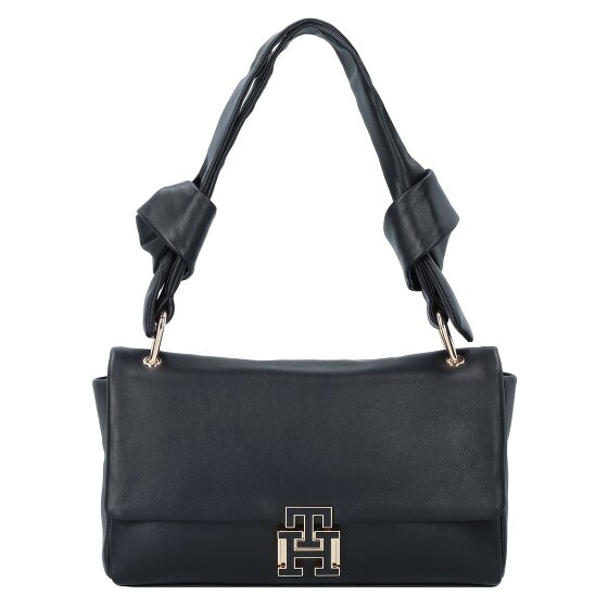 Tommy Hilfiger Pushlock Schultertasche Leder 26 cm