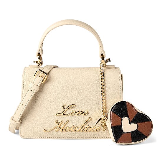 Love Moschino Heart Charm Handtasche Leder 21 cm