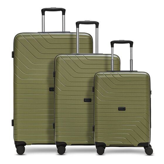 Redolz Essentials 05 3-SET 4 Rollen Kofferset 3-teilig