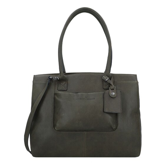 Castelijn & Beerens Carisma Schultertasche RFID Leder 38 cm Laptopfach