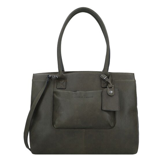 Castelijn & Beerens Carisma Schultertasche RFID Leder 38 cm Laptopfach