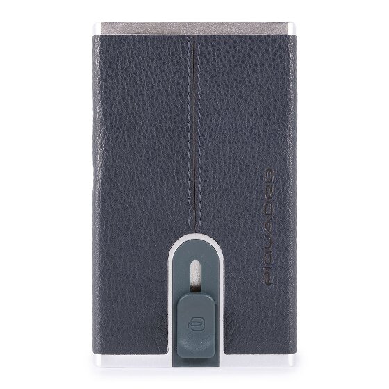 Piquadro Black Square Kreditkartenetui RFID Leder 6 cm