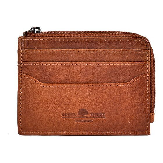 Greenburry Newport Kreditkartenetui RFID Schutz Leder 10.5 cm