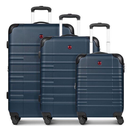 Wenger Amplar Evo 4 Rollen Kofferset 3-teilig mit Dehnfalte