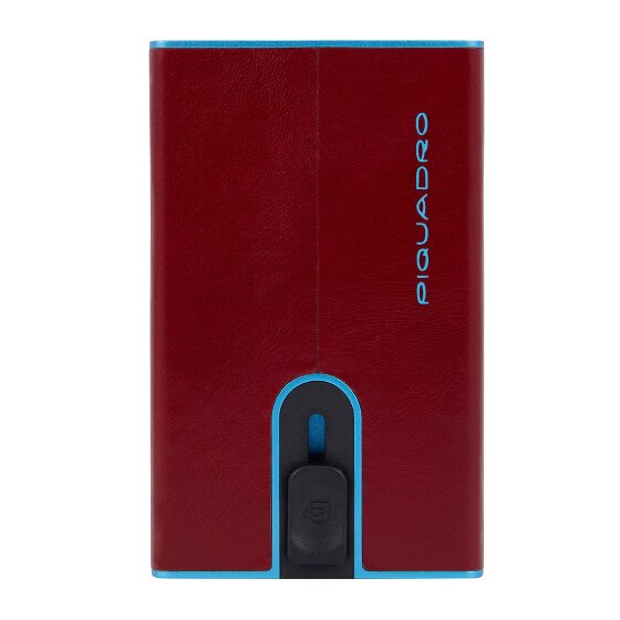 Piquadro Black Square Kreditkartenetui RFID Schutz Leder 6 cm