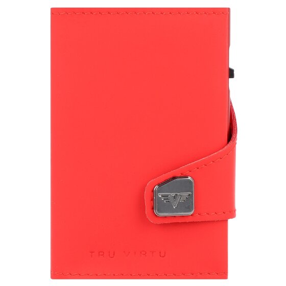 Tru Virtu Click & Slide Kreditkartenetui Geldbörse RFID Leder 6,5 cm