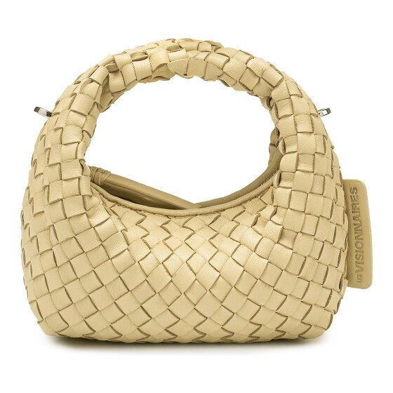 LES VISIONNAIRES Greta Micro weave Handtasche Leder 20 cm