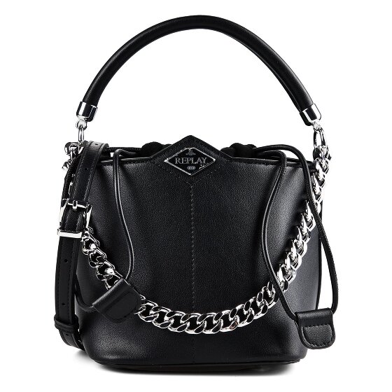 Replay Beuteltasche Leder 20 cm