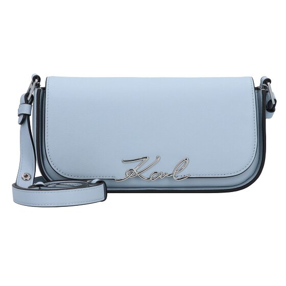 Karl Lagerfeld Signature Schultertasche Leder 24 cm