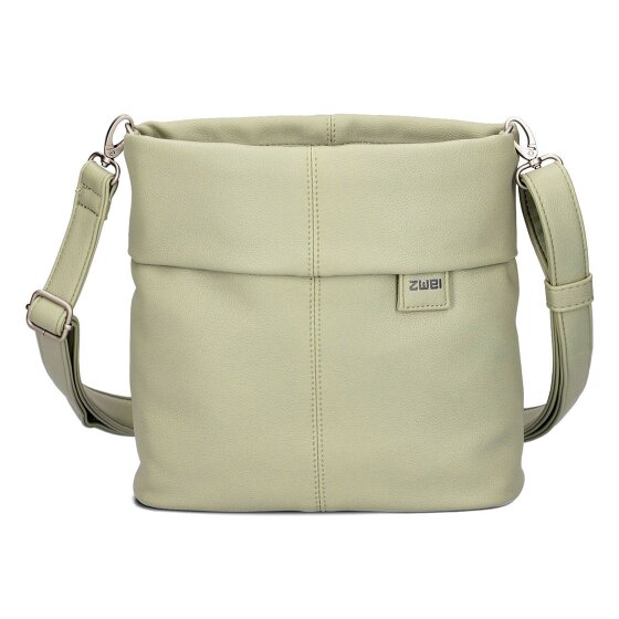 Zwei Mademoiselle.M Schultertasche 25 cm grün