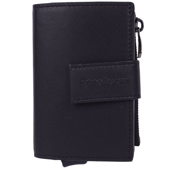 Strellson Carter C-Four Kreditkartenetui RFID Schutz Leder 6.5 cm