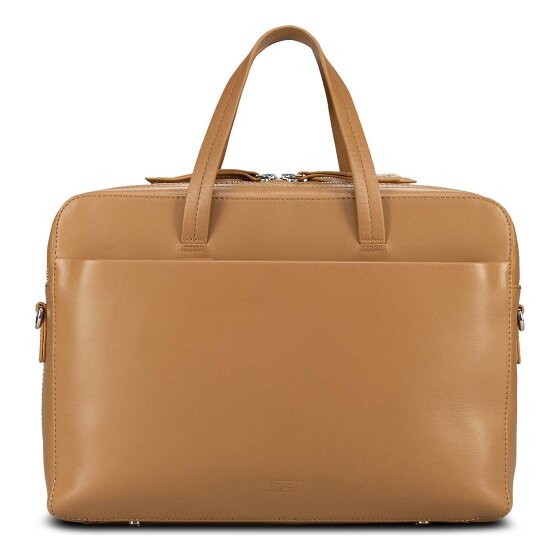 Jost Arva Aktentasche Leder 36 cm Laptopfach