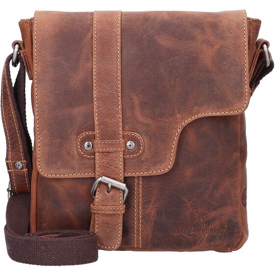 Greenburry Vintage Umhängetasche Leder 22 cm