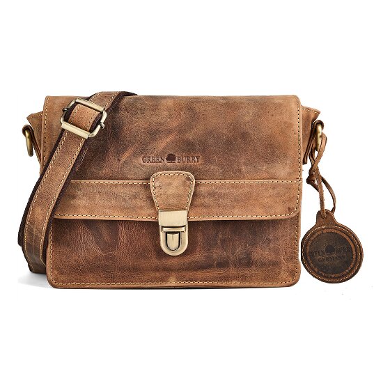 Greenburry Vintage Umhängetasche Leder 22 cm