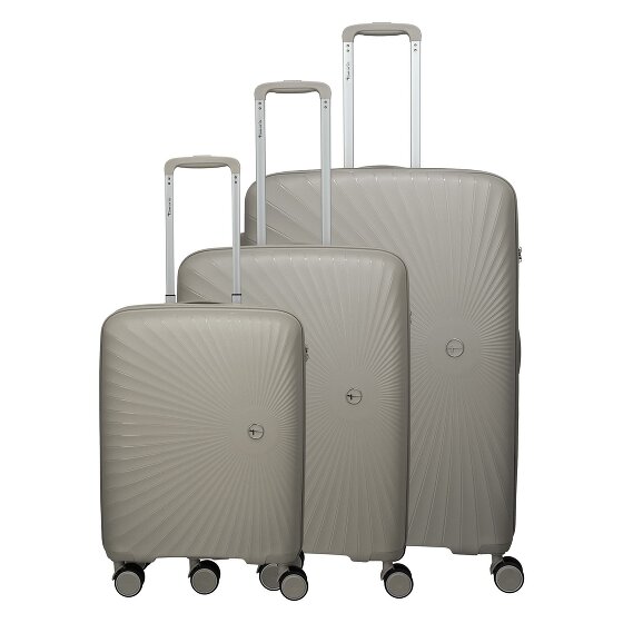 Travelite Tamaris x Travelite Voyaage 4 Rollen Kofferset 3-teilig mit Dehnfalte