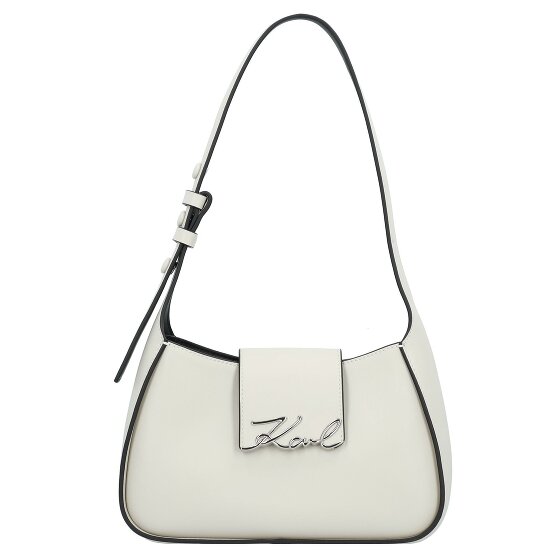 Karl Lagerfeld Signature Schultertasche Leder 24 cm