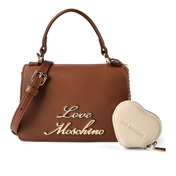 Love Moschino Heart Charm Handtasche Leder 21 cm