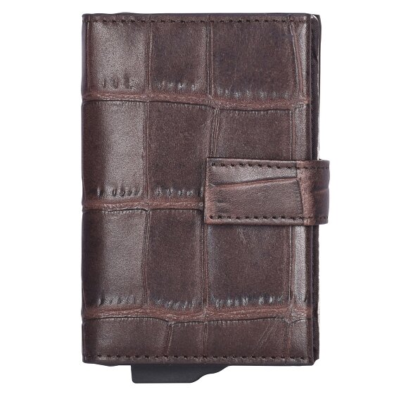 Joop! Fano C-Three Kreditkartenetui RFID Schutz Leder 7 cm