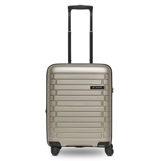 Pactastic Collection 04 THE CABIN + 4 Rollen Kabinentrolley S 55 cm mit Dehnfalte